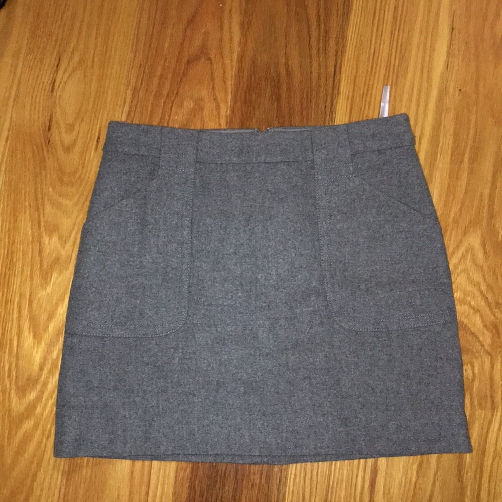 J crew wool skirt
